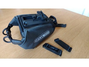 ortlieb saddlebag adapter brooks cambium saddle sport & outdoors 3d print model - Mito3D