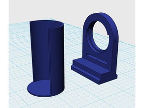 jumbo glue stick holder ultimate modular tool rack holders & boxes 3d print model - Mito3D