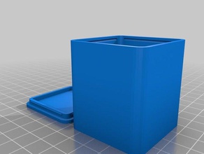 cam y z k kutusu kaplar özelleştirilmiş 3d print model - Mito3D