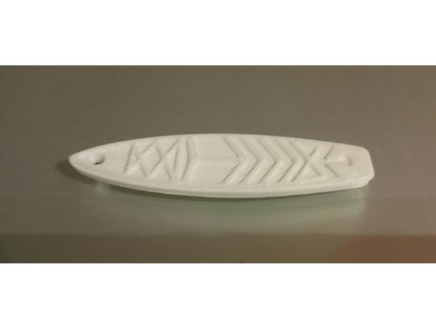 sup-surfboard Kunst Paddel stand-up-paddleboard surf surfboard 3D print model - Mito3D