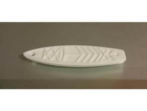 sup surfboard art paddle stand up paddleboard surf 3d print model - Mito3D