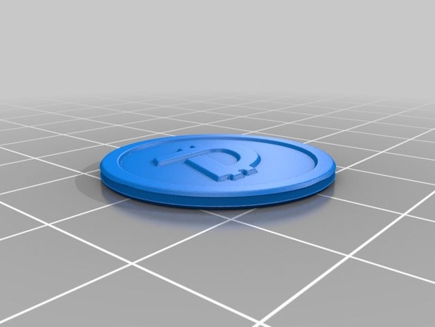 digicoin monete & distintivi 3D print model - Mito3D