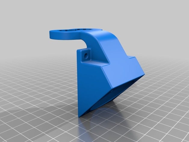 Lüfter Gebläse zonestar p802qr2 3d-Drucker Teile Gebläse-duct Gebläse-Ventilator blower duct dual-extruder fan-duct 3D print model - Mito3D