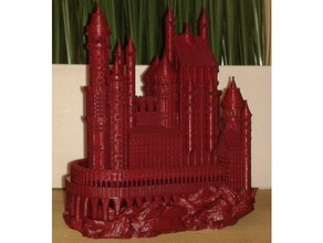 castelo medieval edifícios e estruturas 3d print model - Mito3D