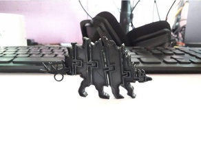 articulated hinged stegosaurus animals dinosaur 3d print model - Mito3D