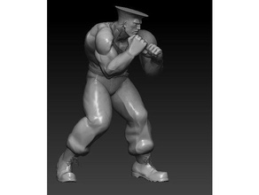 guile street fighter toys & games action figure game miniature toy 3d print model - Mito3D