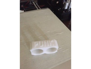 punk knuckles chaveiro chaveiros 3d print model - Mito3D