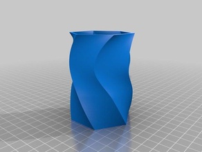 hexagonal vaso recipientes 3d print model - Mito3D