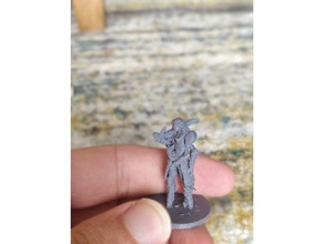 shirren ranger sculptures miniature miniatures pathfinder rpg starfinder 3d print model - Mito3D