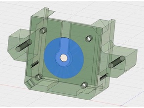 27mm piezo montare nuovamente x il trasporto Stampante 3d parti 3d print model - Mito3D