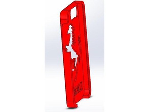 iphone 5 cover ferrari style gadgets phone thing 3d print model - Mito3D