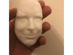 mark's face people 3d print model - Mito3D