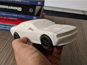 dodge challenger bodie openz 1 28 rc chassis v3b r c Fahrzeuge Auto openrc radio control scale-Modell 3d print model - Mito3D