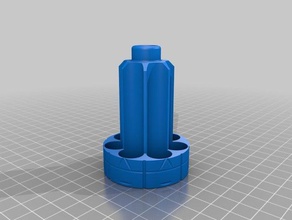 nerf hammershot 7 dart-Skelett hobby 3d print model - Mito3D