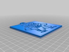 sans 2d art customized 3d print model - Mito3D