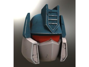 soundwave capacete de geração 1 adereços autobot autobots decepticon decepticons transformadores 3d print model - Mito3D