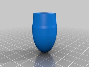 rounded rocket nosecone physics & astronomy 3d print model - Mito3D