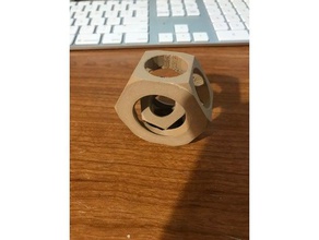 impossible nut puzzles 3d print model - Mito3D