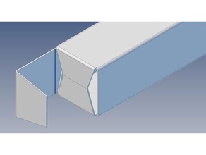 embalaje de 0,5 mm espesor caja cartón 90 largo, 18 diámetro la barra los contenedores cuadro regalo el material papel almacenamiento 3d print model - Mito3D