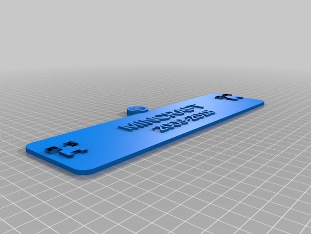 minecraft keychan de la oficina personalizado 3D print model - Mito3D