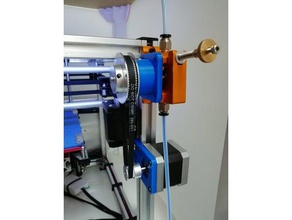 nema 17 pulley motor mounts 3d printer extruders bowden extruder 3d print model - Mito3D