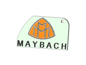maybach-logo als Schlüsselanhänger Schilder & logos 3d print model - Mito3D