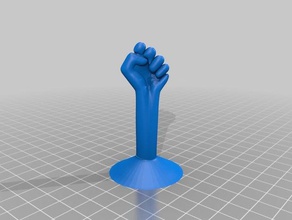 punho esculturas 3d print model - Mito3D