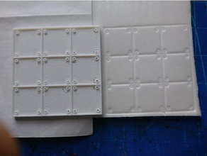 3x3 metal plate stamp art tools 3d print model - Mito3D