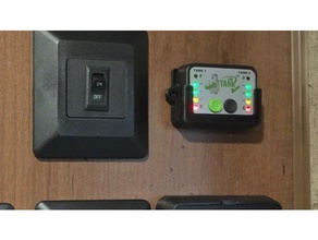 ap products mopeka rv tankcheck dual sensor monitor dock automotive cradle docking 3d print model - Mito3D