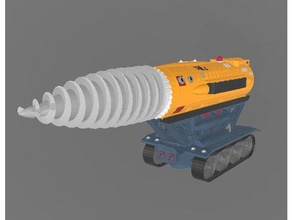 mole vehículos gerry anderson thunderbirds 3d print model - Mito3D