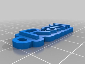 ra l llaveros personalizado 3d print model - Mito3D