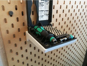 wera kraftform kompakt chave de fenda titular ikea sk dis porta-ferramentas & caixas skaadis 3d print model - Mito3D