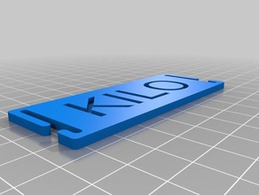 kilo spor ve açık hava özelleştirilmiş 3d print model - Mito3D