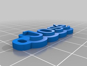 jos llaveros personalizado 3d print model - Mito3D