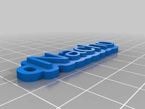 nacho de porte-clés personnalisé 3d print model - Mito3D