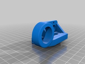 suporte quimera total cr-10 de teste Impressora 3d peças montagem creality dupla presa sensor proximidade 3d print model - Mito3D