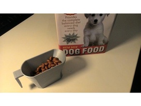dispencer récipient en verre les conteneurs le conteneur chien aliments mesure 3d print model - Mito3D