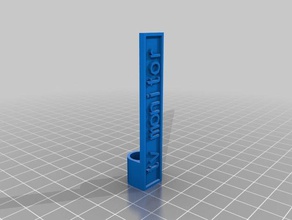 tv cable label organization customized 3d print model - Mito3D