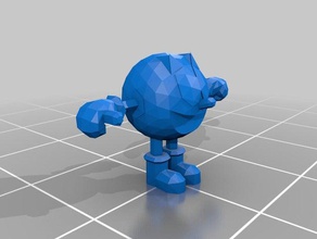 pac-man video giochi 3d print model - Mito3D
