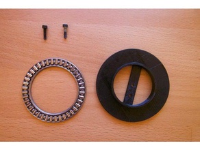 simple spool holder bearing 3d printer accessories filament micro delta rework 3d print model - Mito3D