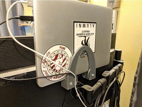suporte para laptop stand - secretária de montagem vesa computador 3d print model - Mito3D