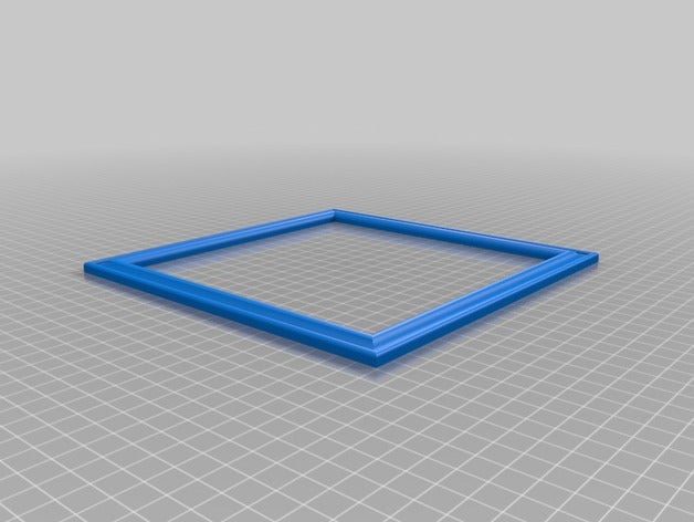 carré classique de l'image taille 196x196 164x164 décor 3D print model - Mito3D