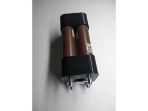18650 2x2 compartimento de pilhas diy bateria Suporte para caso carregador titular 1s lipo Lipo 4s a caixa tampa da suporte proteção lítio 3d print model - Mito3D