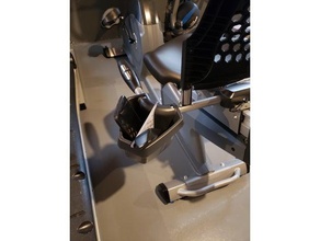 nautilus 616 stationary bike - cup holder sport & outdoors bowflex 3d print model - Mito3D