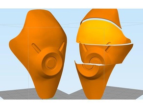 dva almohadilla de hombro v2 el traje supervisión en 3d print model - Mito3D