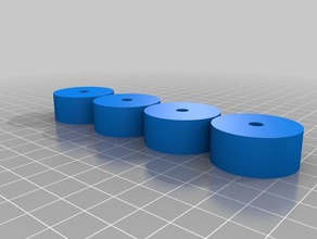 la mia su misura intorno distanziale pacchetto di varietà parti 3d print model - Mito3D