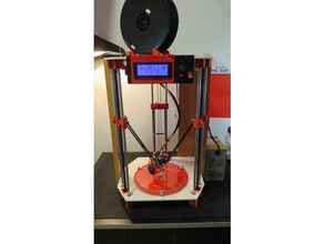 delta rostock kossel La impresión en 3d 3d print model - Mito3D