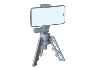 treppiede pieghevole versione 2 La stampa 3d la fotocamera gopro smartphone 3d print model - Mito3D