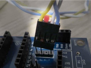 dupont de polarização pinos eletrônica criado freecad fêmea conector fios cabeçalho pin 3d print model - Mito3D