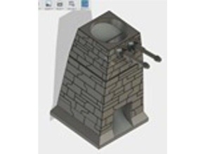 deathstar turret dice tower star wars 3d print model - Mito3D